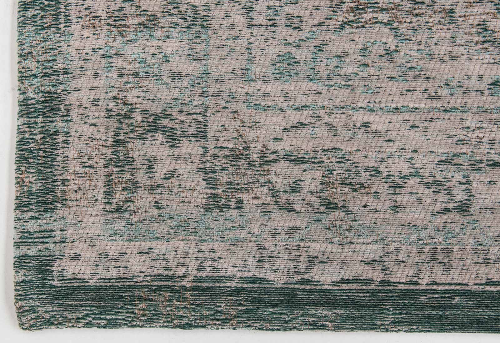 tapis Louis De Poortere CS 8259 Fading World Medaillon Jade Oyster corner