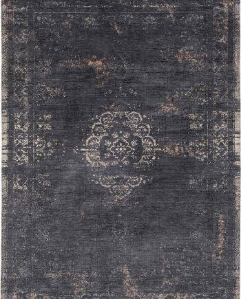 tapis Louis De Poortere CS 8263 Fading World Medaillon Mineral Black