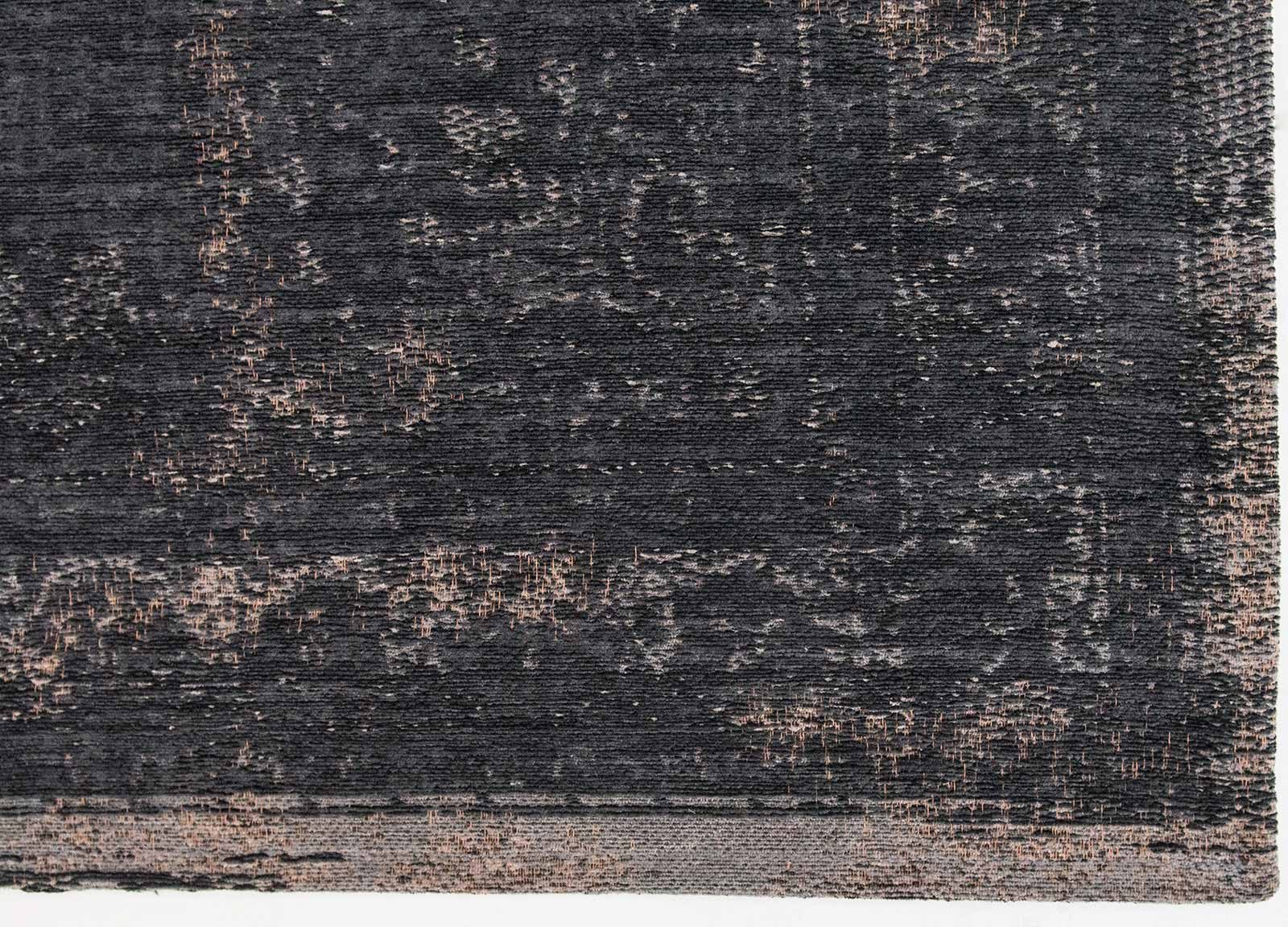 tapis Louis De Poortere CS 8263 Fading World Medaillon Mineral Black corner
