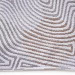 Louis De Poortere tapis CS 9228 Meditation Coral Oyster White corner