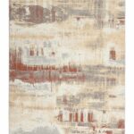 Calvin Klein tapis Enchanting CK005 ECH02 GYRUS GREY RUST 5X7 099446869814