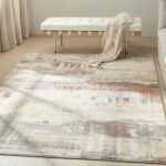 Calvin Klein tapis Enchanting CK005 ECH02 GYRUS GREY RUST 5x7 099446869814 interior 1