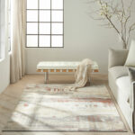 Calvin Klein tapis Enchanting CK005 ECH02 GYRUS GREY RUST 5x7 099446869814 interior 3