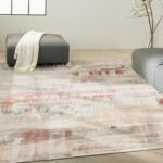 Calvin Klein tapis Enchanting CK005 ECH02 GYRUS GREY RUST 8x10 099446869821 interior 1