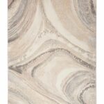 Nourison tapis Brush Strokes BSK03 CRMGY CREAM GREY 5x7 099446899040