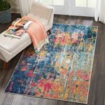 Nourison tapis Celestial CES09 BLYEL 4x6 099446408914 interior2
