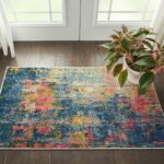 Nourison tapis Celestial CES09 BLYEL BLUE YELLOW 2X4 099446482686 interior 1