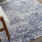 Nourison tapis Damask DAS06 IVNAV IVORY NAVY 5x7 099446349859 interior 2 C
