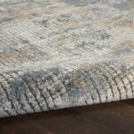Nourison tapis Quarry QUA02 BLBGE BLUE BEIGE 5x7 099446746207 TX01