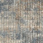 Nourison tapis Quarry QUA02 BLBGE BLUE BEIGE 5x7 099446746207 swatch