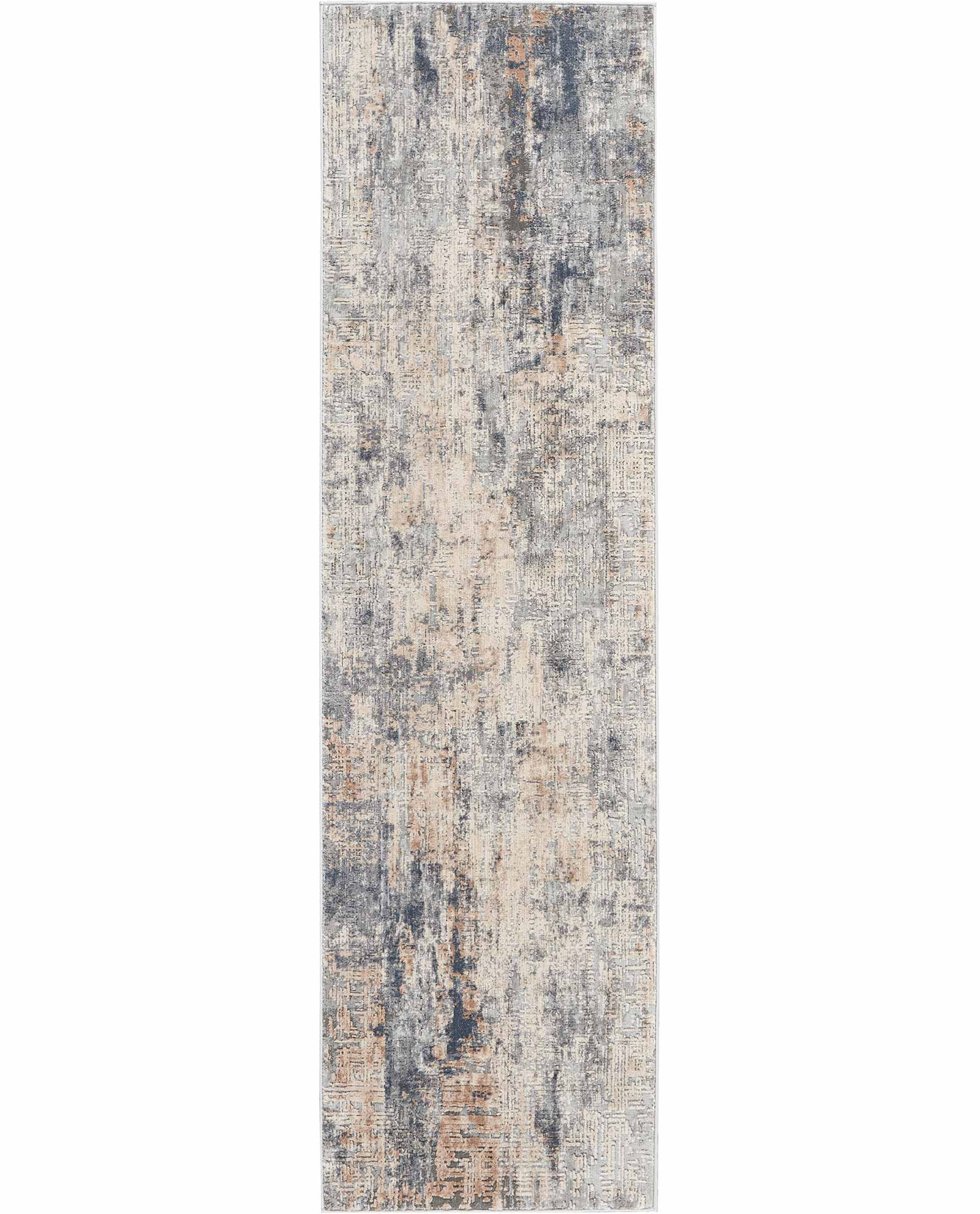 Nourison tapis Rustic Textures RUS01 GREY BEIGE 2x8 099446461841 C