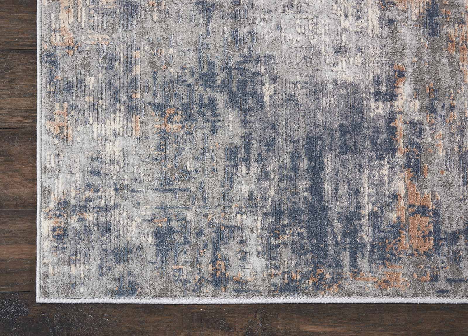 Nourison tapis Rustic Textures RUS01 GREY BEIGE 5x7 099446461889 CR01 C