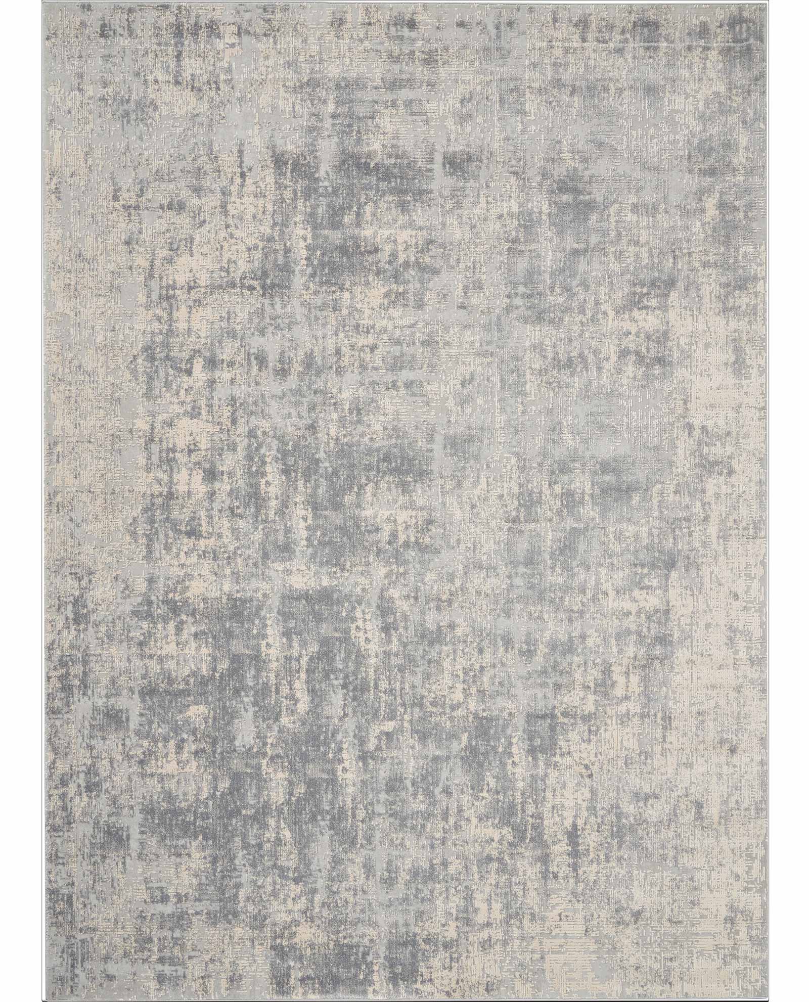 Nourison tapis Rustic Textures RUS01 IVSIL IVORY SILVER 8x11 099446476159 copy