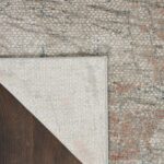 Nourison tapis Rustic Textures RUS15 LGYRS LIGHT GREY RUST 5X7 099446799395 CRB