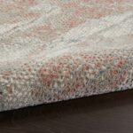 Nourison tapis Rustic Textures RUS15 LGYRS LIGHT GREY RUST 5X7 099446799395 TX01