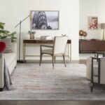 Nourison tapis Rustic Textures RUS15 LGYRS LIGHT GREY RUST 8x11 099446799401 interior 3