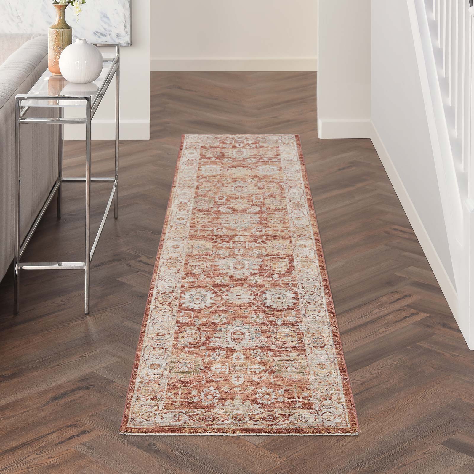Nourison tapis Sahar SHR02 IVORY 2x10 099446022523 interior 1