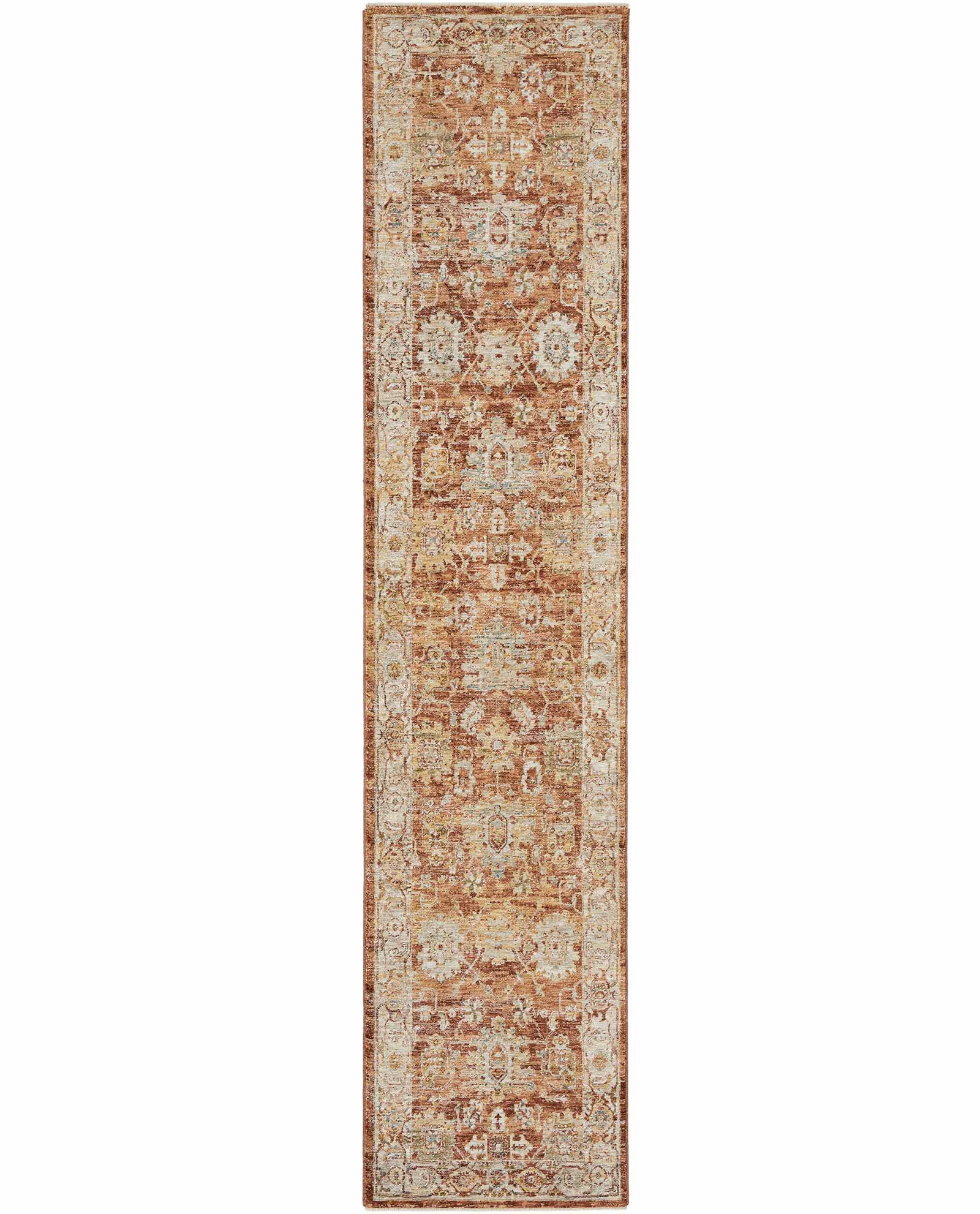 Nourison tapis Sahar SHR02 RUST 2x10 099446022516