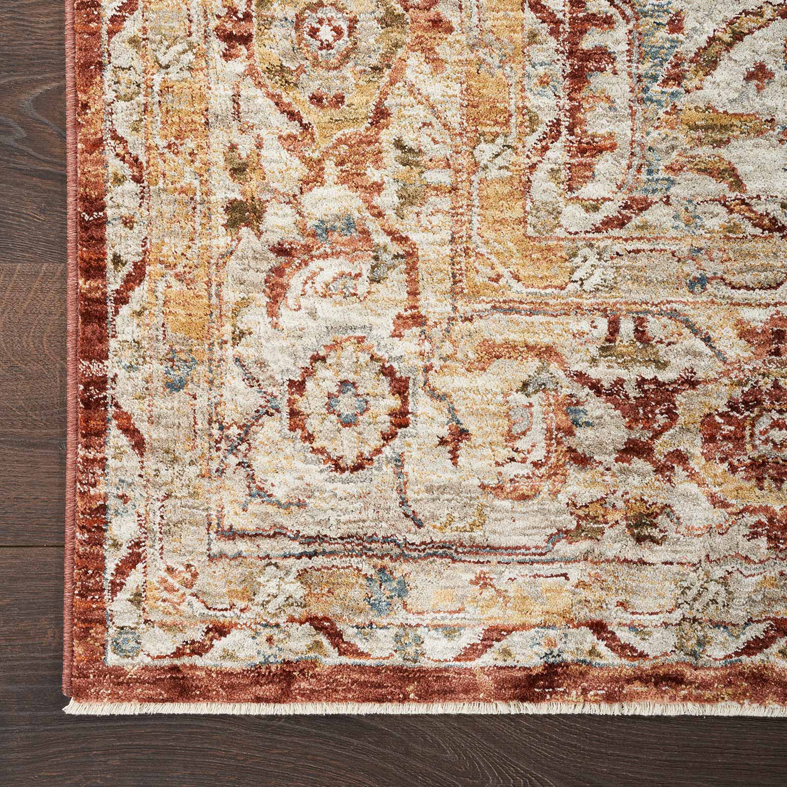 Nourison tapis Sahar SHR02 RUST 5x8 099446025180 CR