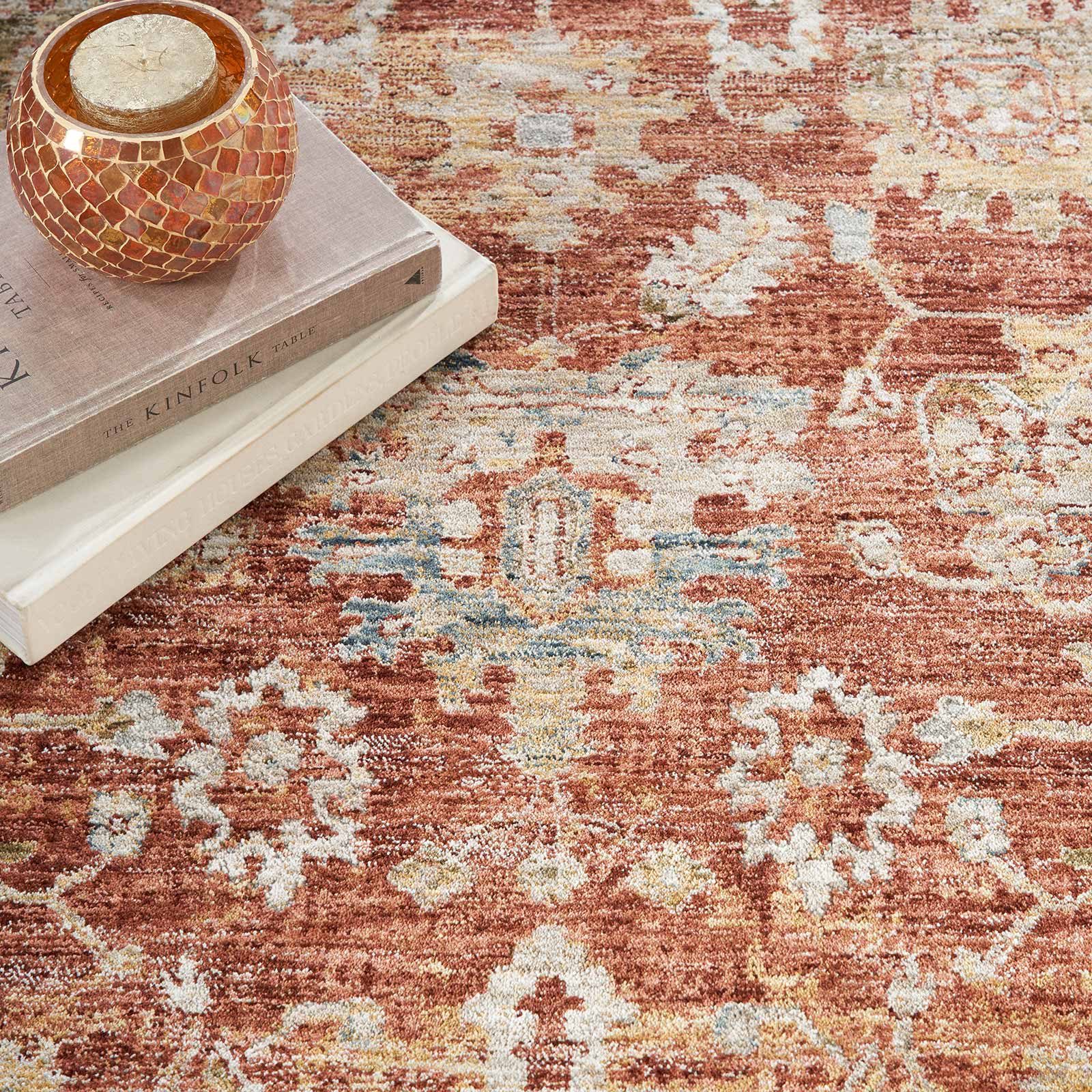 Nourison tapis Sahar SHR02 RUST 5x8 099446025180 interior 2