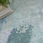 Nourison tapis Silk Shadows SHA22 BLUGN BLUE GREEN 8X10 099446020659 interior 2