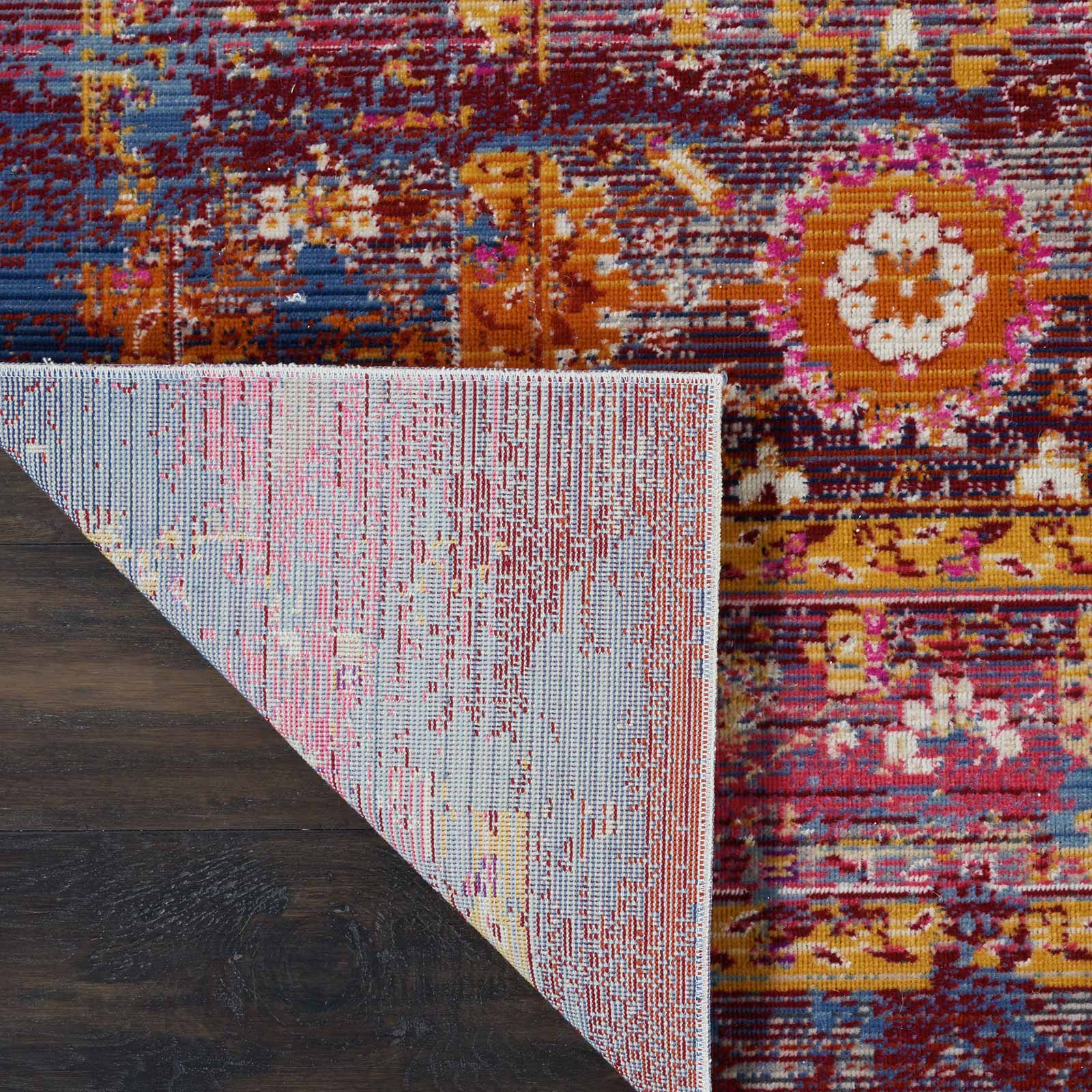 Nourison tapis Vintage Kashan VKA03 RDMTC RED MULTICOLOR 4 6x6 6 099446788399 CRB C