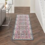 Nourison tapis Vintage Kashan VKA05 GYMTC GREY MULTICOLOR 2x8 099446811813 interior