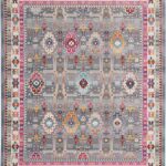 Nourison tapis Vintage Kashan VKA05 GYMTC GREY MULTICOLOR 8x10 099446811851
