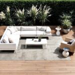 Louis De Poortere Tapis Mad Men Sol 9735 Albatre Outdoor