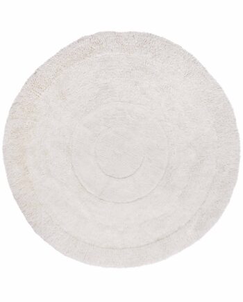Lorena Canals Woolable Tapis Arctic Circle Sheep White Round WO ARCTIC WH 1
