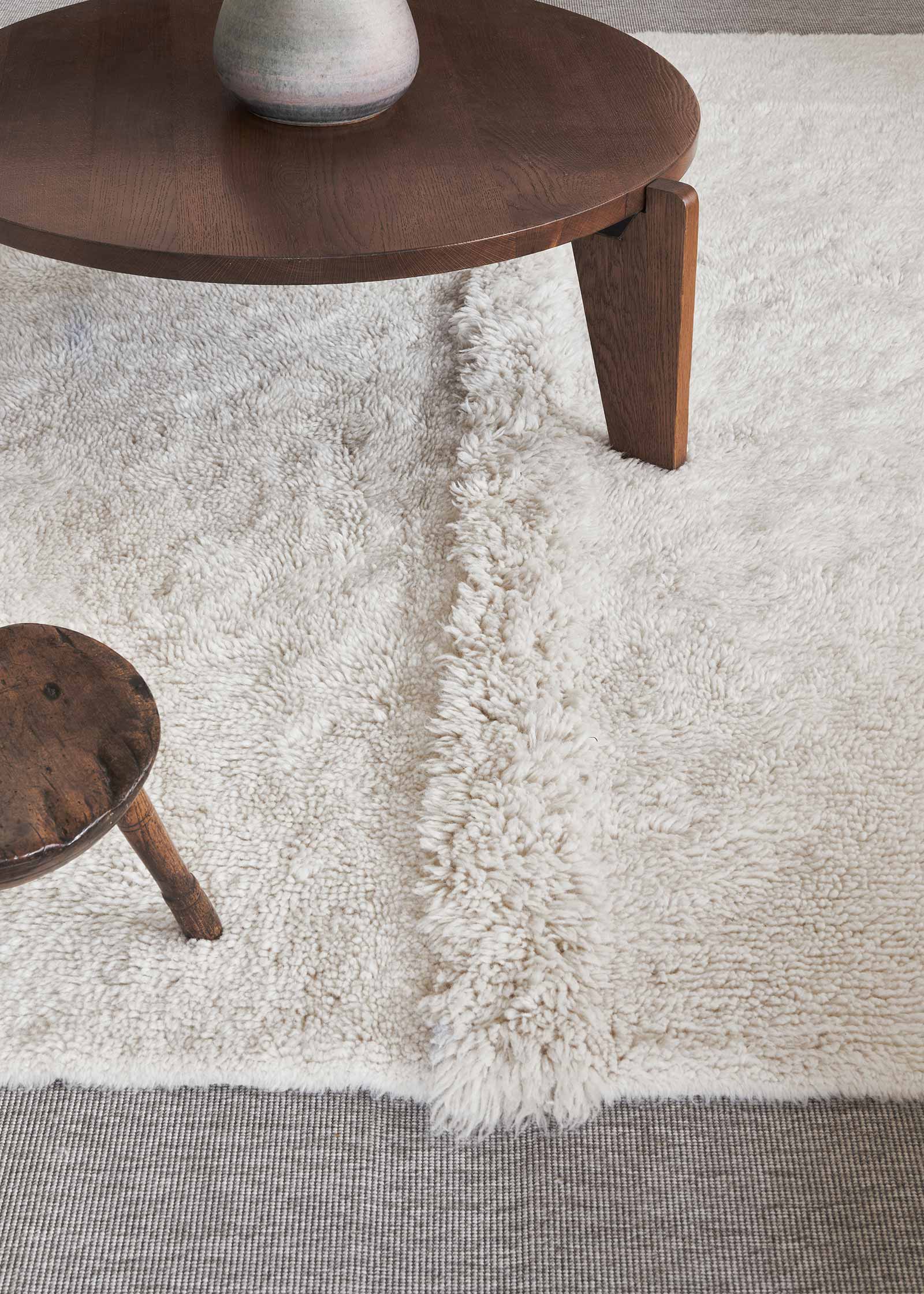 Lorena Canals Woolable Tapis Tundra Sheep White WO TUN WH S 9
