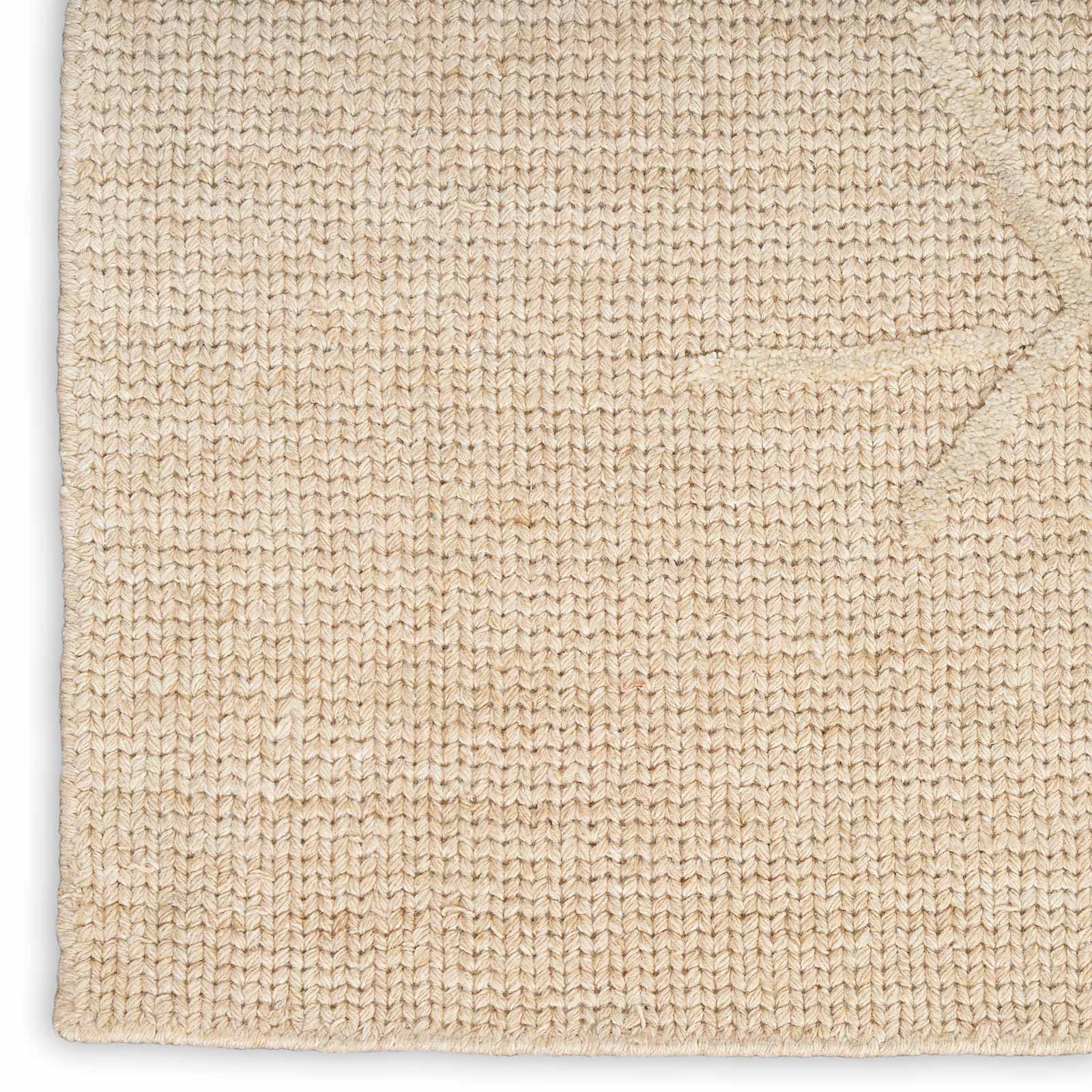 Calvin Klein Tapis Wander CK044 WND01 NATRL NATURAL 5x7 099446956934 Corner