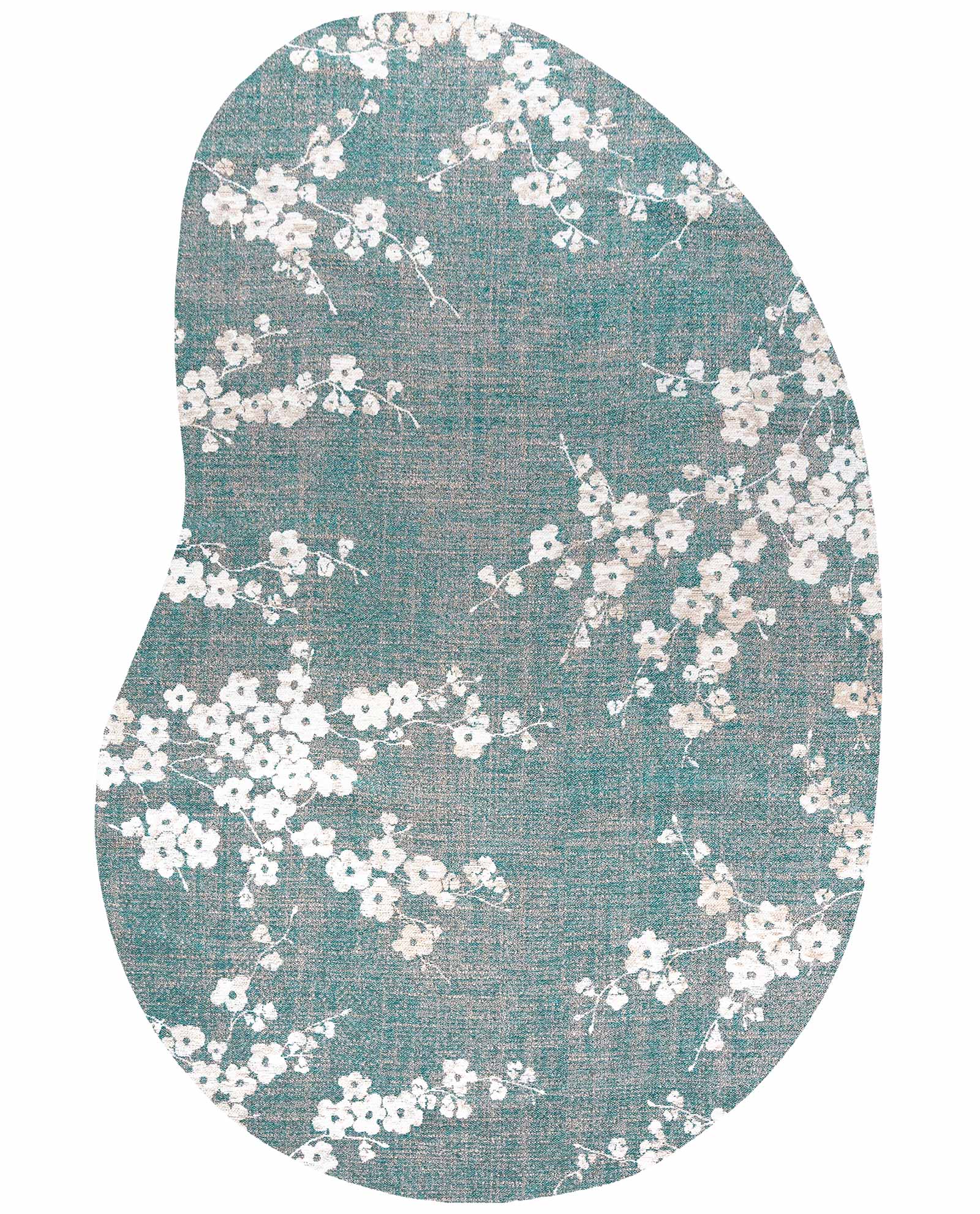 Louis De Poortere Sakura 9850 Lakeblue Peanut