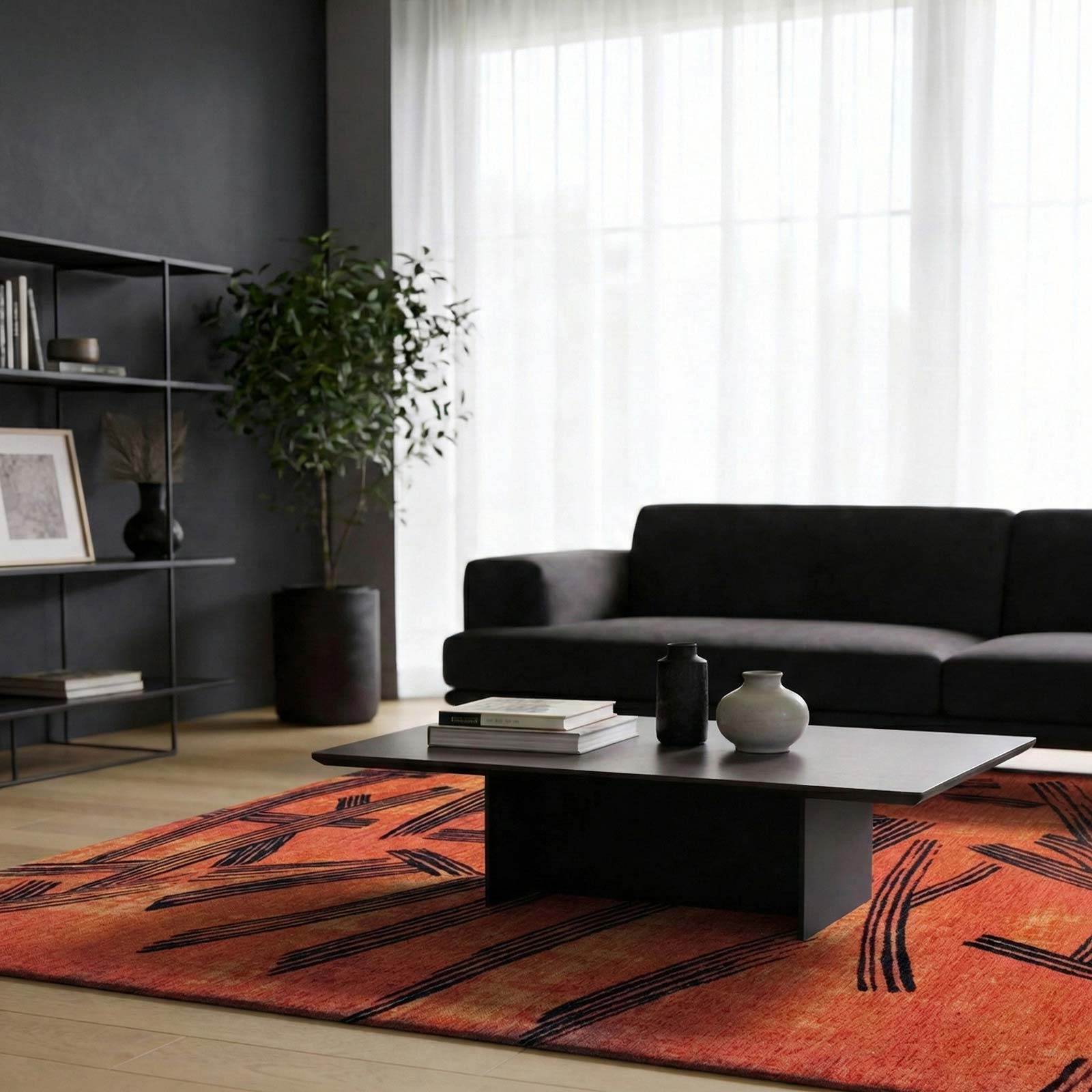 Louis De Poortere Tapis Meditation 2069 Kanji Ginger Chocolate Interior