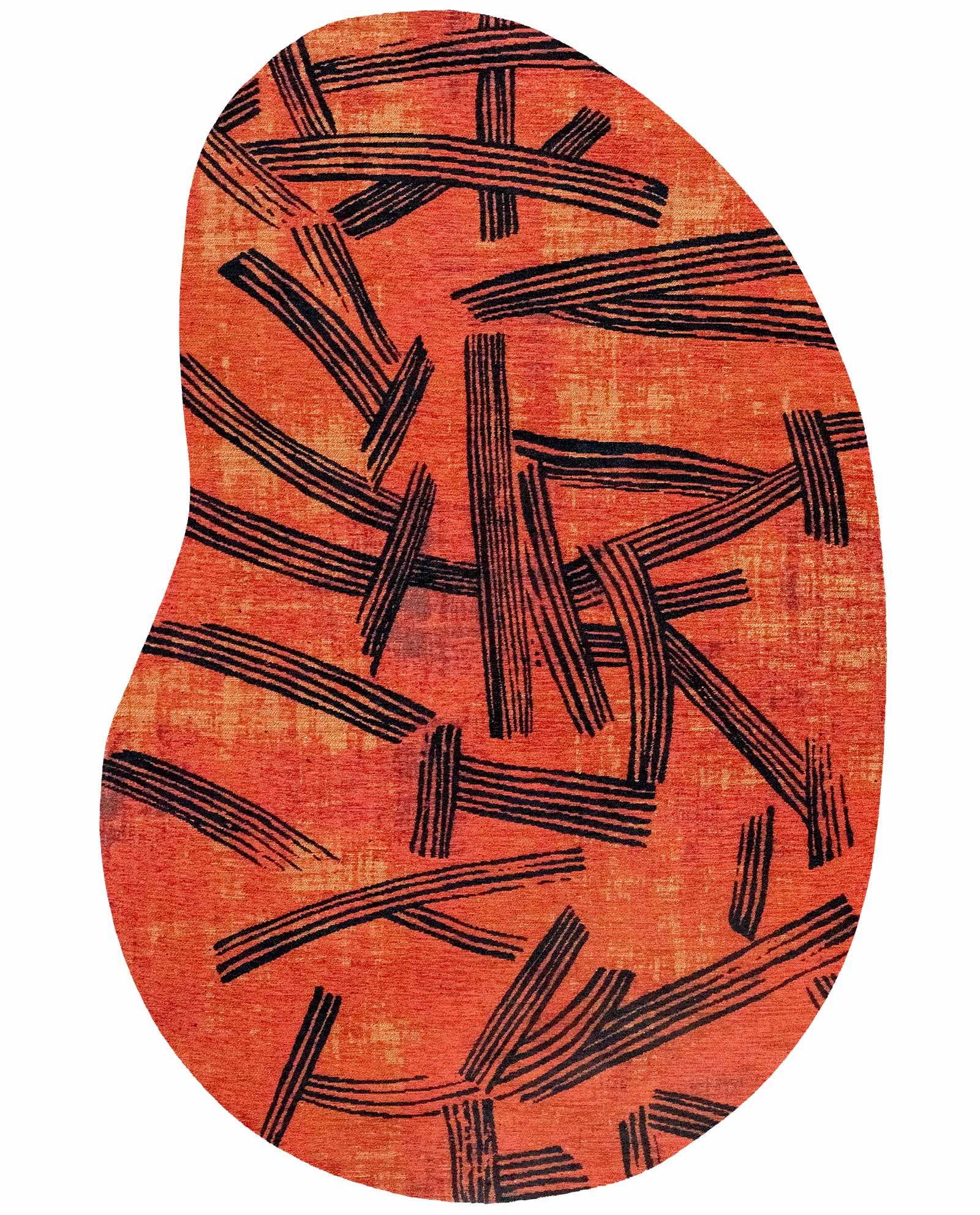 Louis De Poortere Tapis Meditation 2069 Kanji Ginger Chocolate Peanut 1
