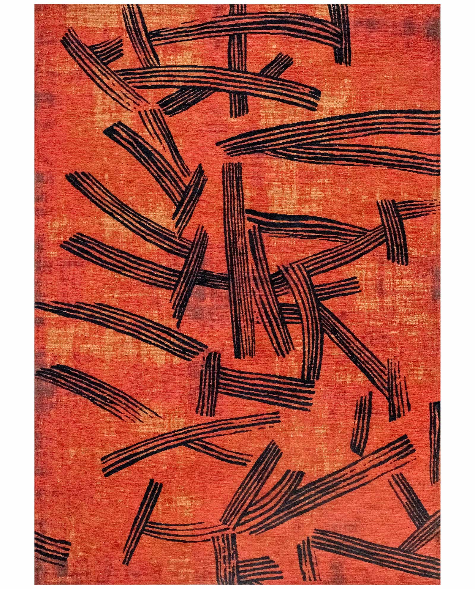 Louis De Poortere Tapis Meditation 2069 Kanji Ginger Chocolate