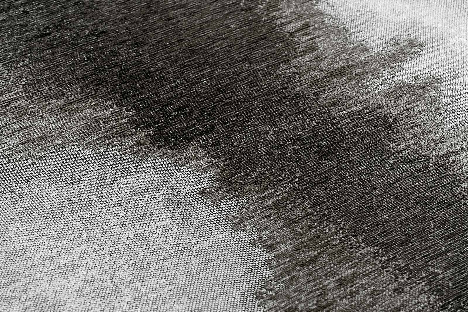 Louis De Poortere Tapis Meditation 2083 Lagoon Black Shadow Zoom 2