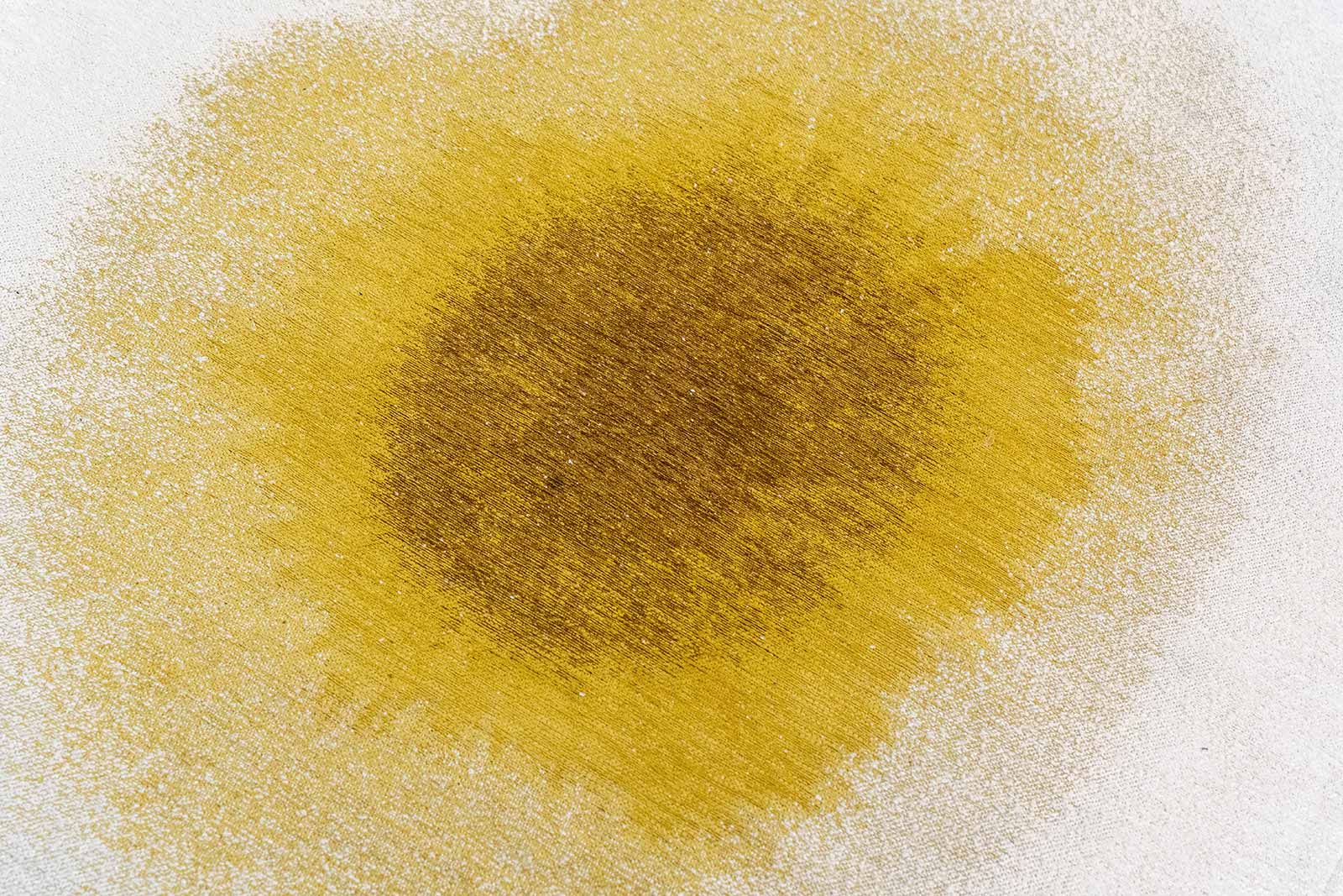 Louis De Poortere Tapis Meditation 2100 Drop Gold Moss Zoom 2