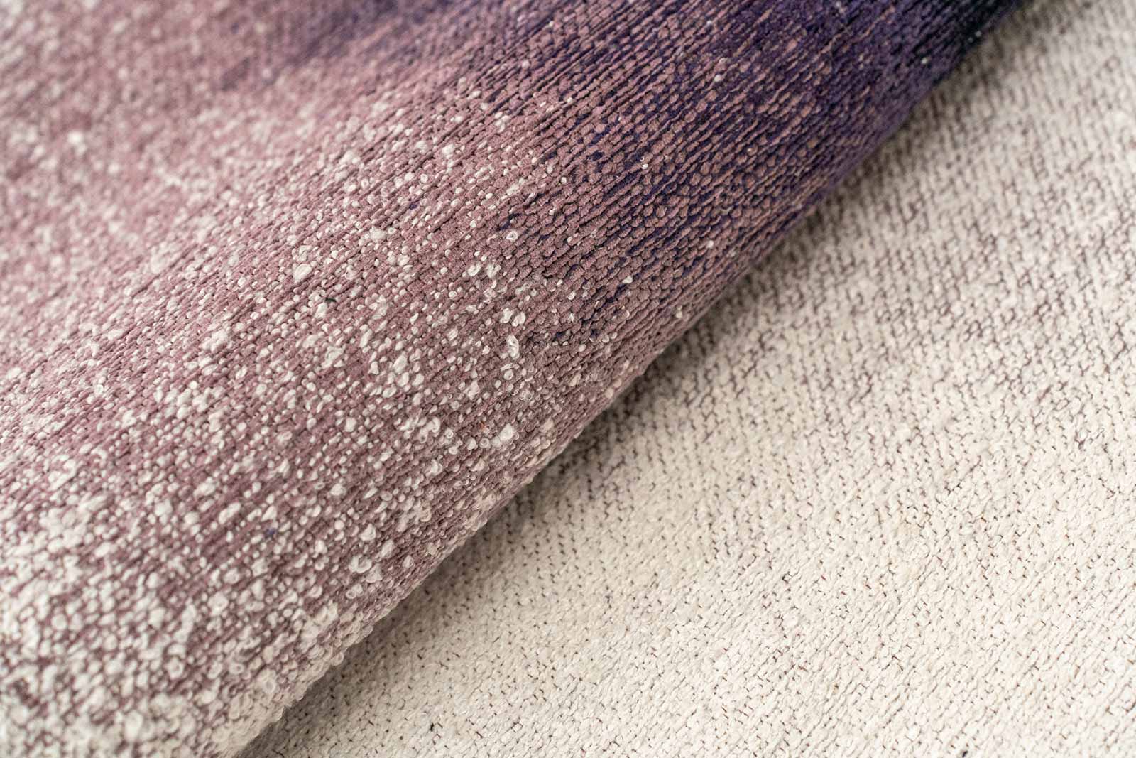 Louis De Poortere Tapis Meditation 2101 Drop Purple Smoke Fold 2