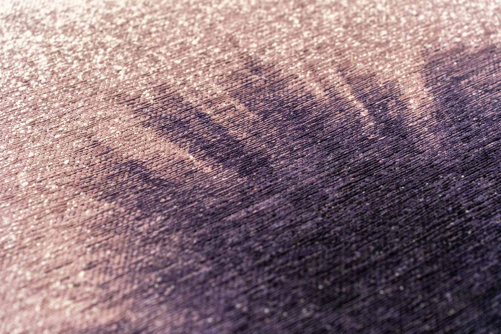 Louis De Poortere Tapis Meditation 2101 Drop Purple Smoke Zoom 1