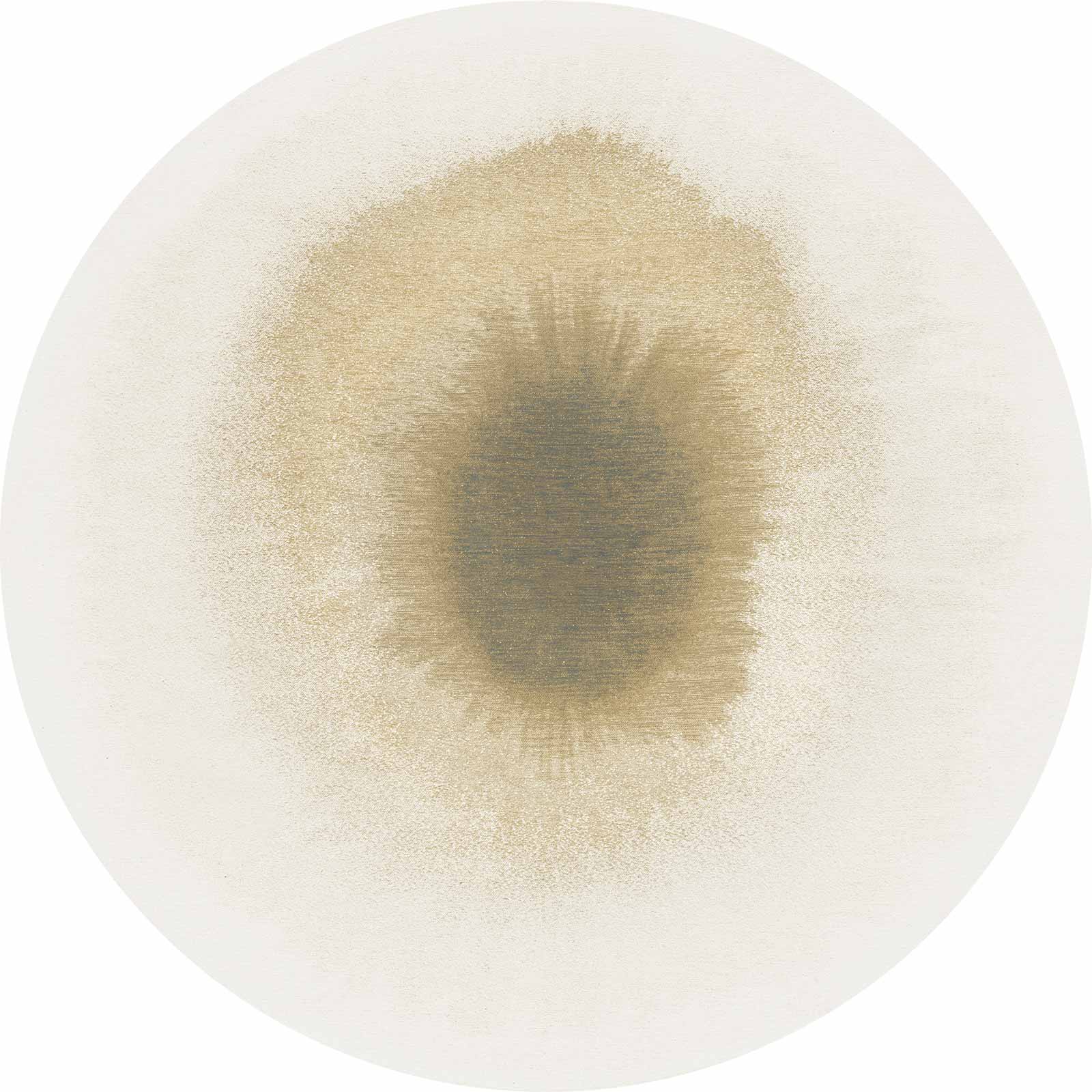 Louis De Poortere Tapis Meditation 2103 Drop Fawn Round 1