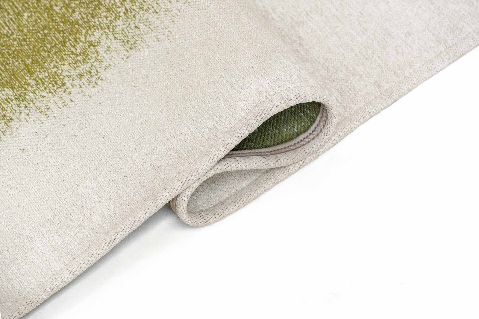 Louis De Poortere Tapis Meditation 2105 Drop Green Pepper Fold